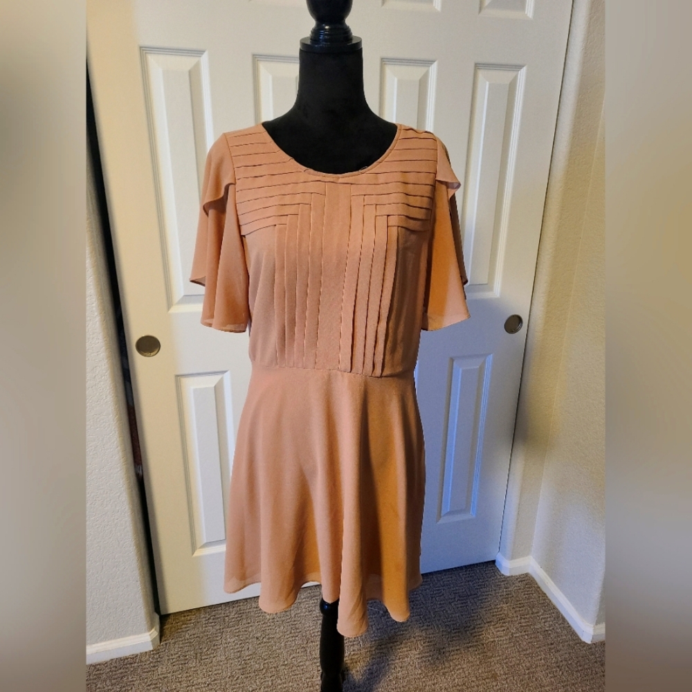 BAR III Tan mini dress